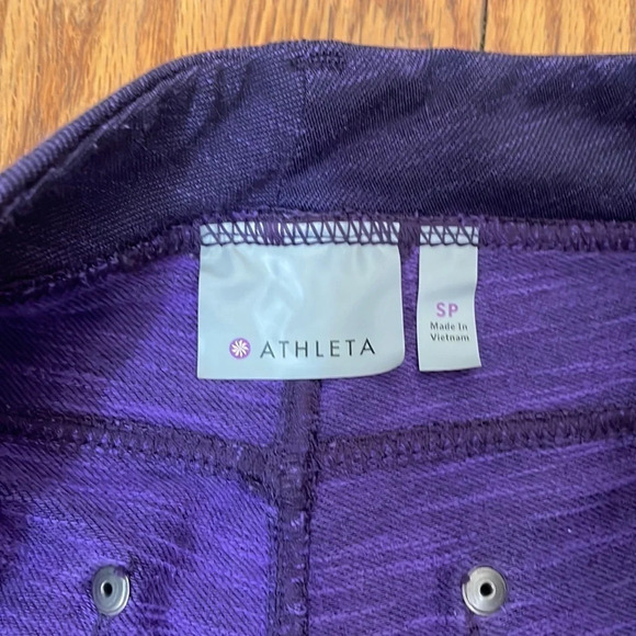 Athleta Bettona Jeggings Purple size Small Petite - Picture 3 of 6
